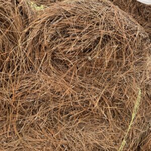 Pine Straw Mulch Round Bales